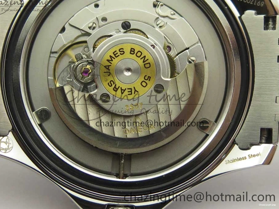 0510 Seamaster 300M Chronometer SS “007” Limited Edition OMF 1:1 Best Edition on SS Bracelet A2824 (Black Balance Wheel) V Seasonal 7952